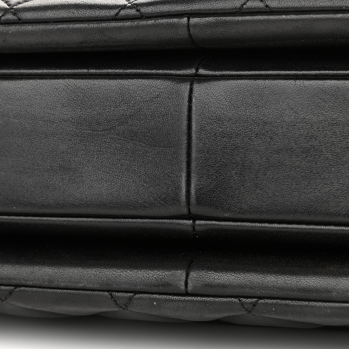 Lambskin Quilted Large Trendy CC Dual Handle Flap Bag Black