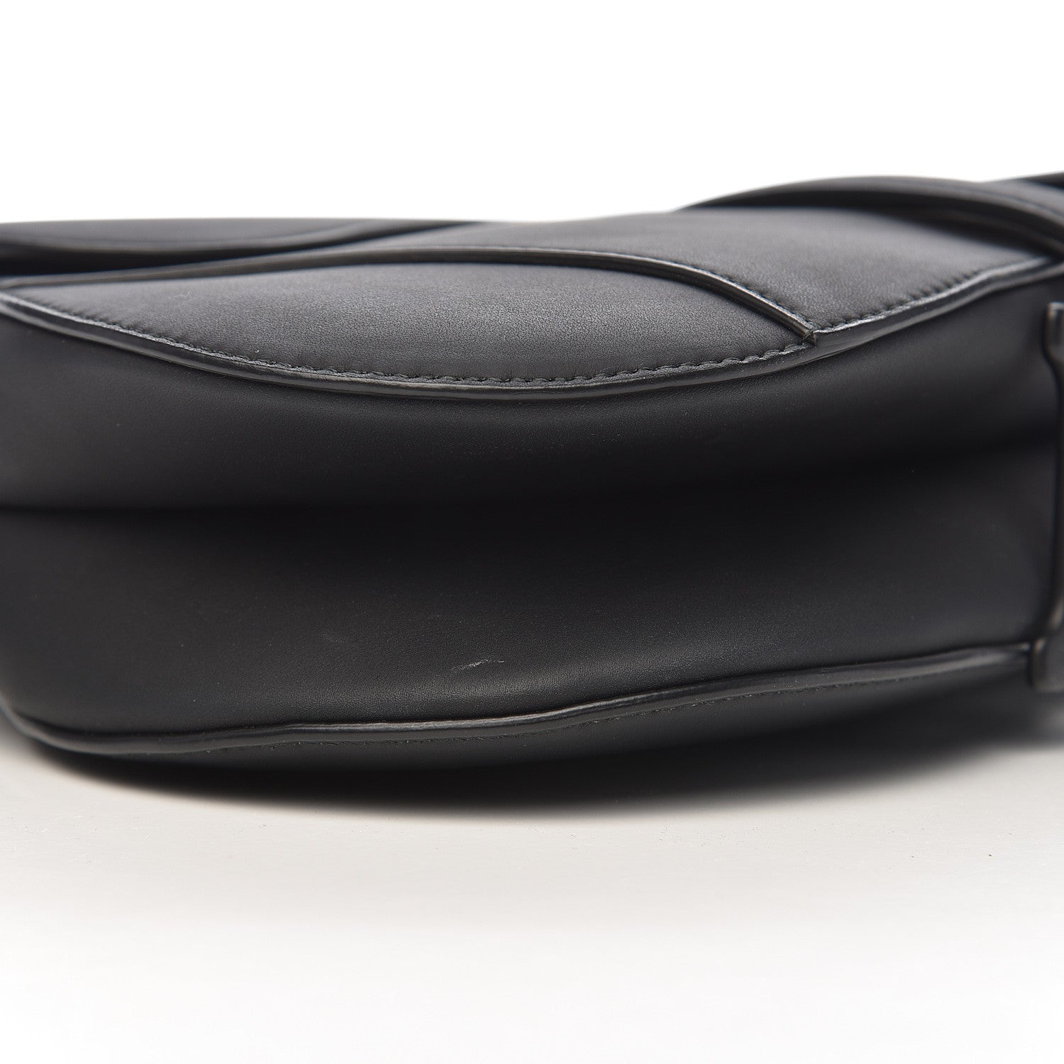 Christian Dior Ultra Matte Calfskin Saddle Bag Black 12 of 14