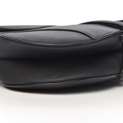 Christian Dior Ultra Matte Calfskin Saddle Bag Black 12 of 14