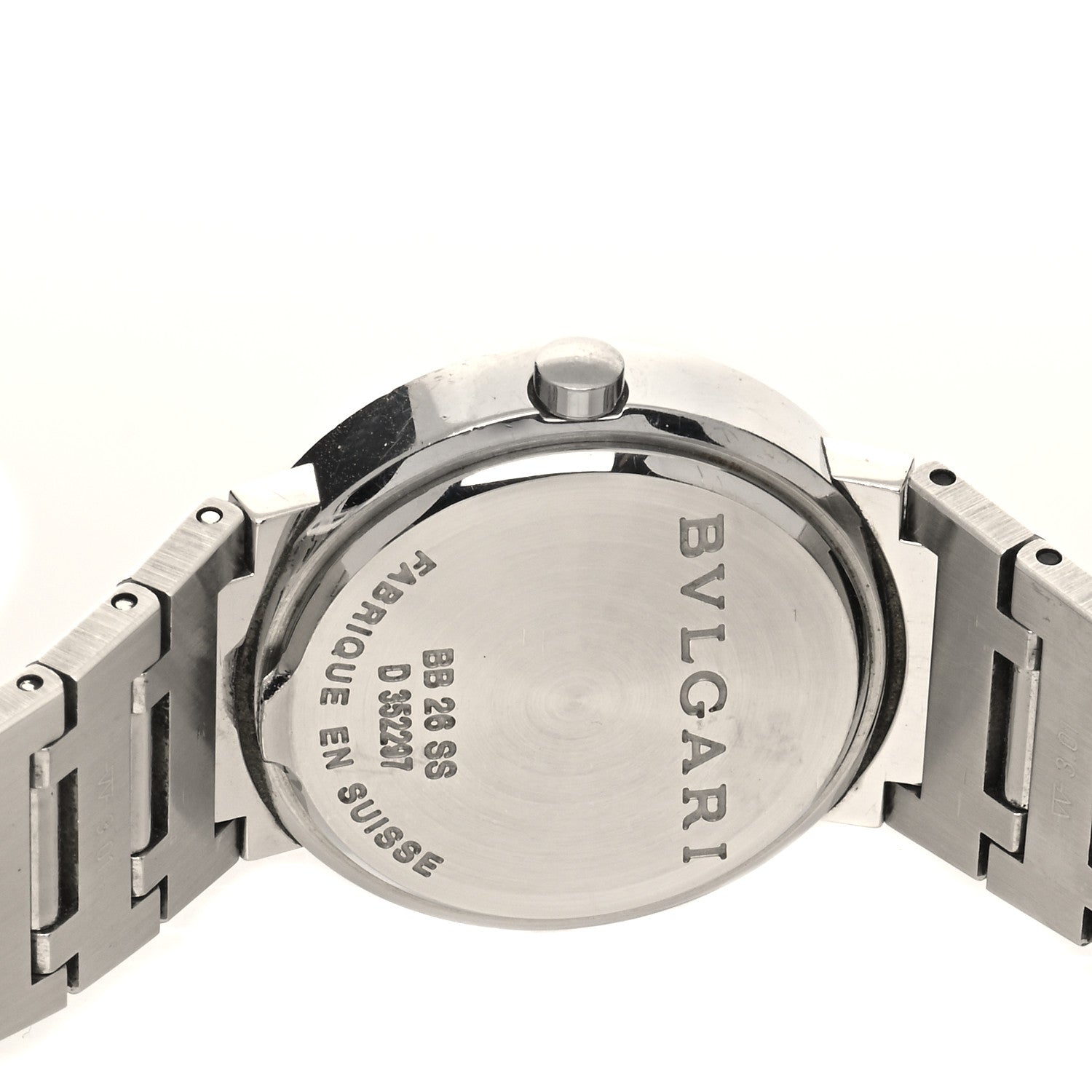 Bulgari Stainless Steel 26mm Quartz Watch Black 4 of 4