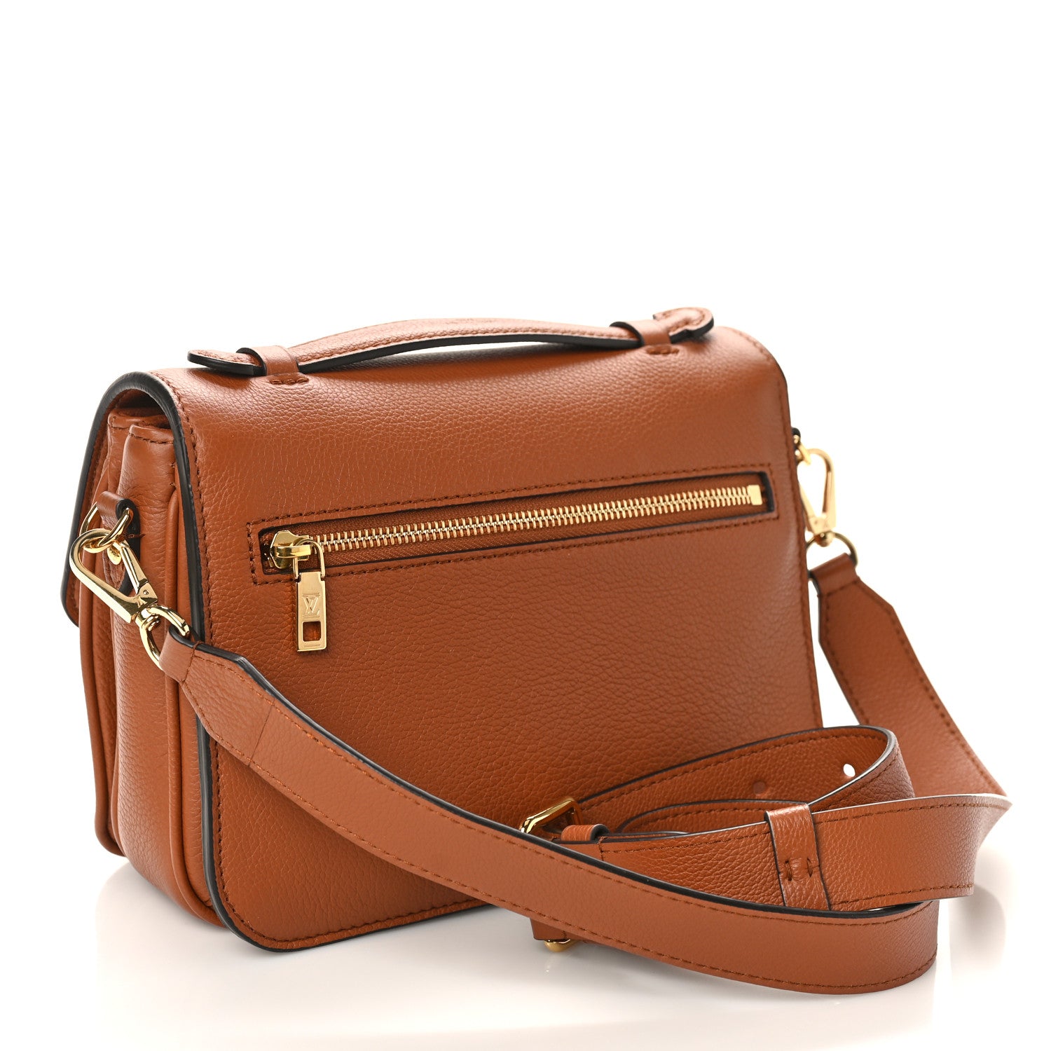 Louis Vuitton Grained Calfskin Lockme Oxford Cognac 2 of 9