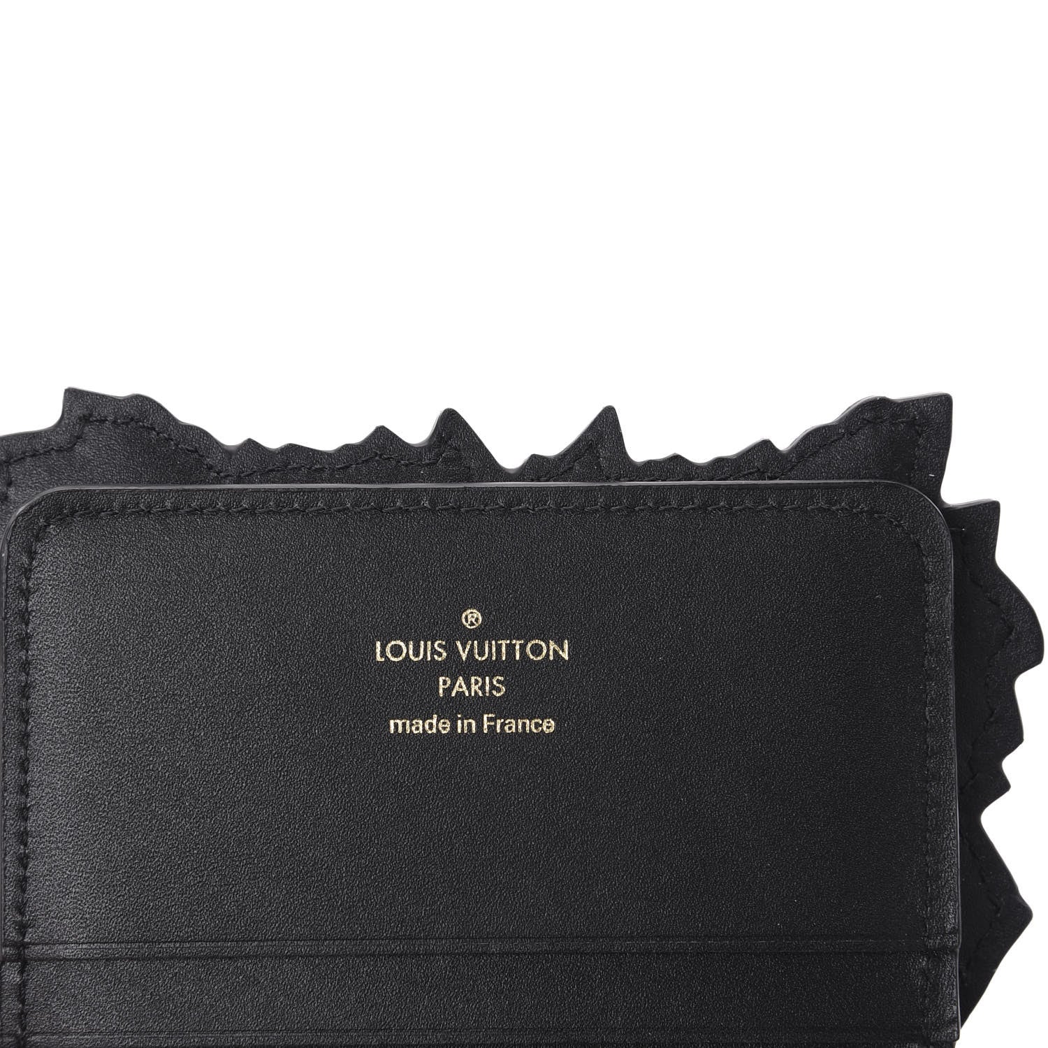 Louis Vuitton Epi Grace Coddington Catogram Calfskin Cat Card Holder Black 8 of 12