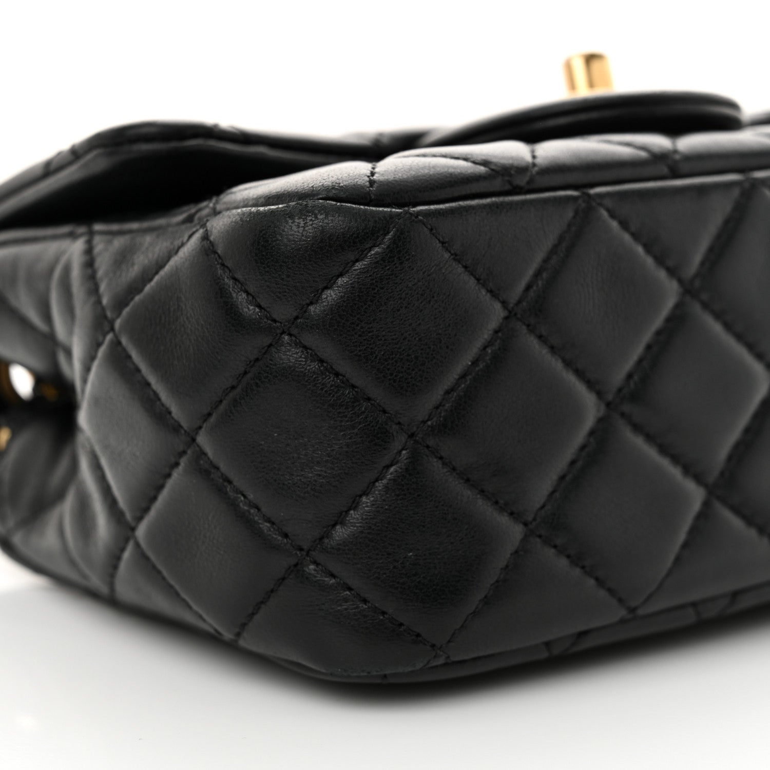 Chanel Lambskin Quilted Mini Pearl Crush Flap Black 9 of 14