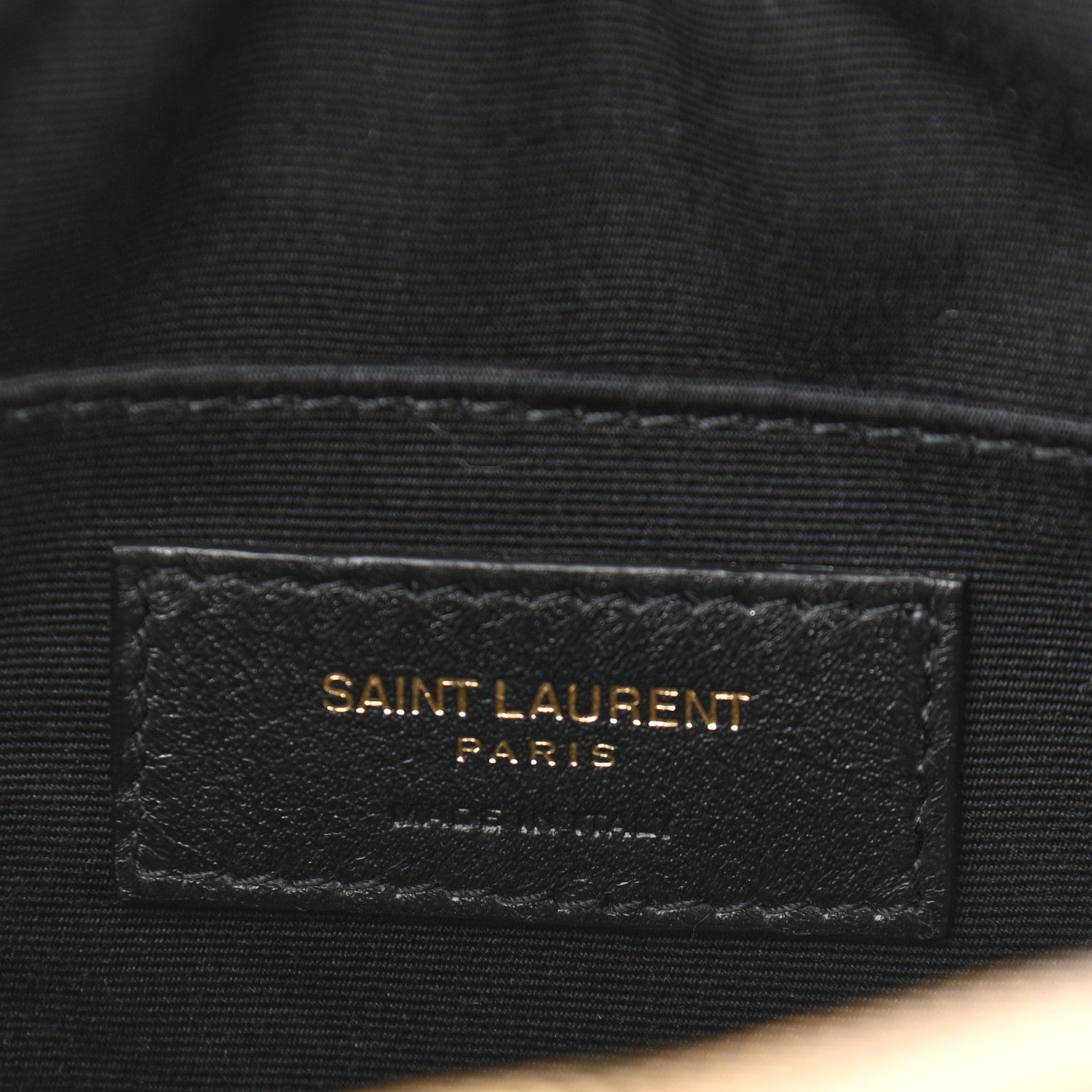 Saint Laurent Calfskin Matelasse Monogram Lou Camera Bag Dark Latte 6 of 10