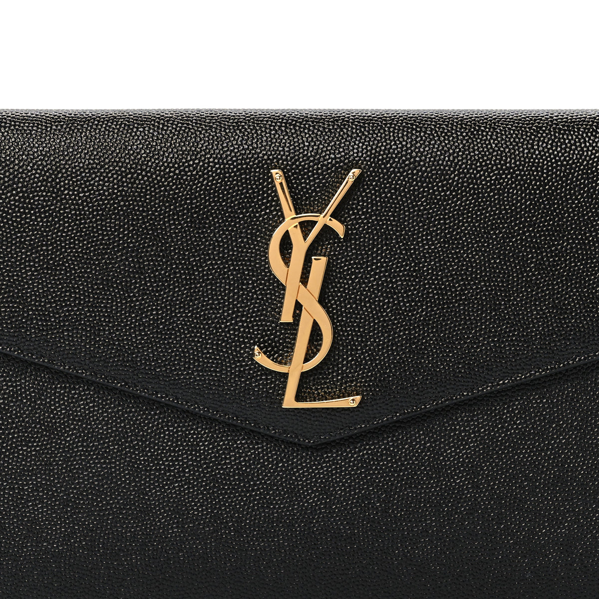 Saint Laurent Grain De Poudre Uptown Pouch Black 8 of 9