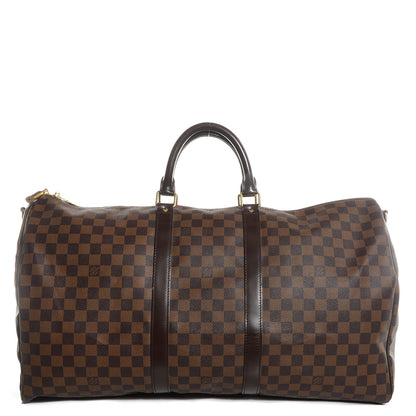Louis Vuitton Damier Ebene Keepall Bandouliere 55 1 of 7