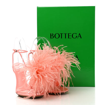 Bottega Veneta Lambskin Feather Dot Sandals 37 Flamingo 8 of 8