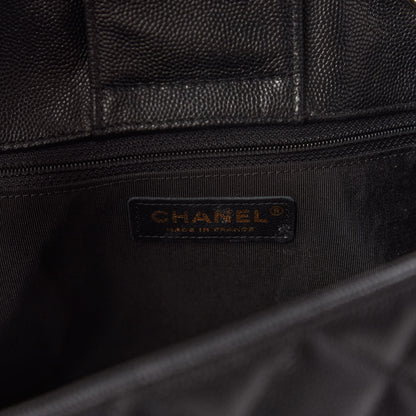Chanel Caviar Quilted Large Classic Shopping Tote Black 8 of 10