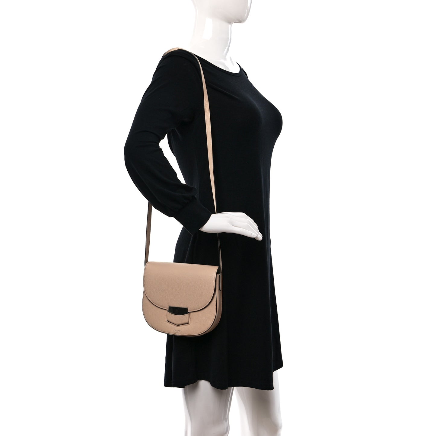 Grained Calfskin Small Trotteur Powder