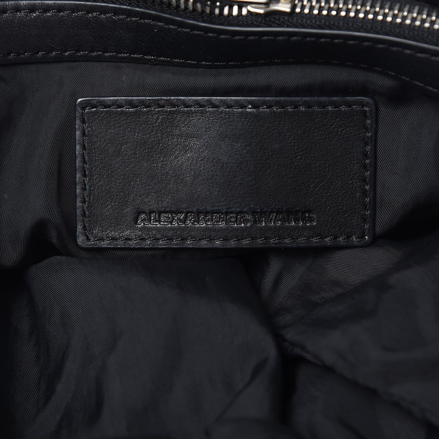 Alexander Wang Lambskin Marti Backpack Bag Washed Black Rhodium Hardware 6 of 15