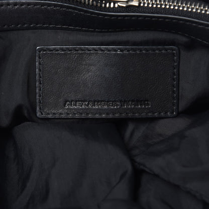 Alexander Wang Lambskin Marti Backpack Bag Washed Black Rhodium Hardware 6 of 15