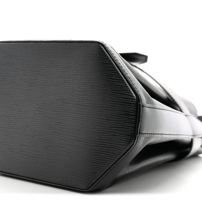 Louis Vuitton Epi Sac D'epaule Black 9 of 10