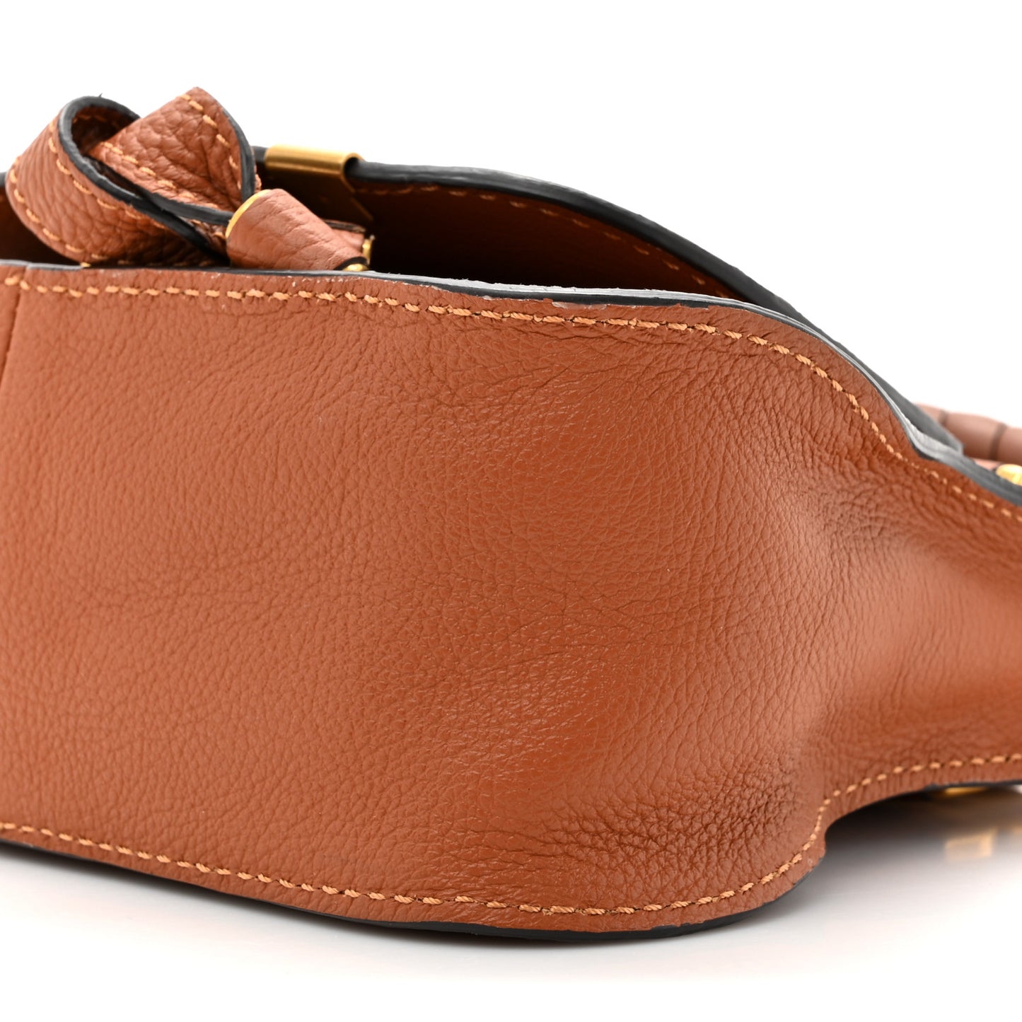 Calfskin Mini Marcie Satchel Tan