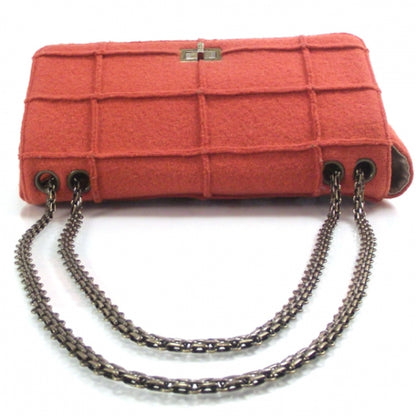 Chanel Wool Reissue Jumbo Flap Red 5 of 10