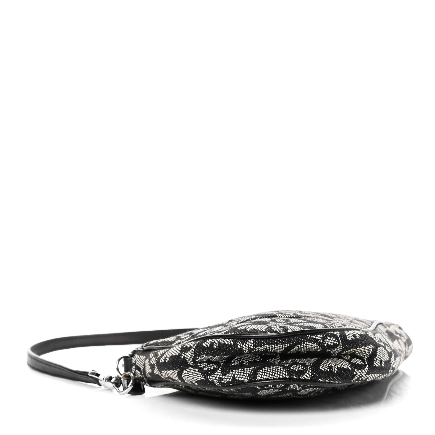 Christian Dior Monogram Mini Saddle Pochette Black 3 of 4