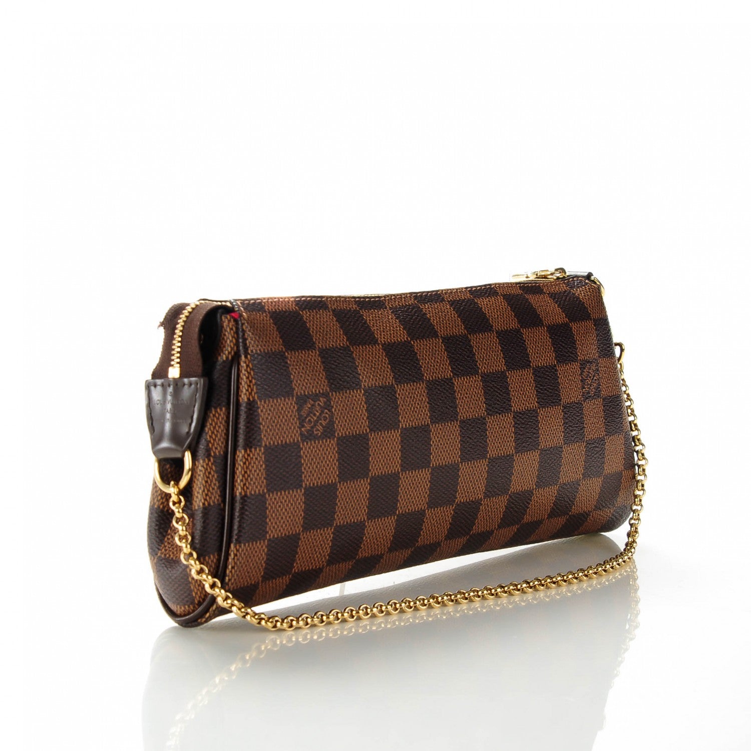 Louis Vuitton Damier Ebene Eva Clutch 3 of 7