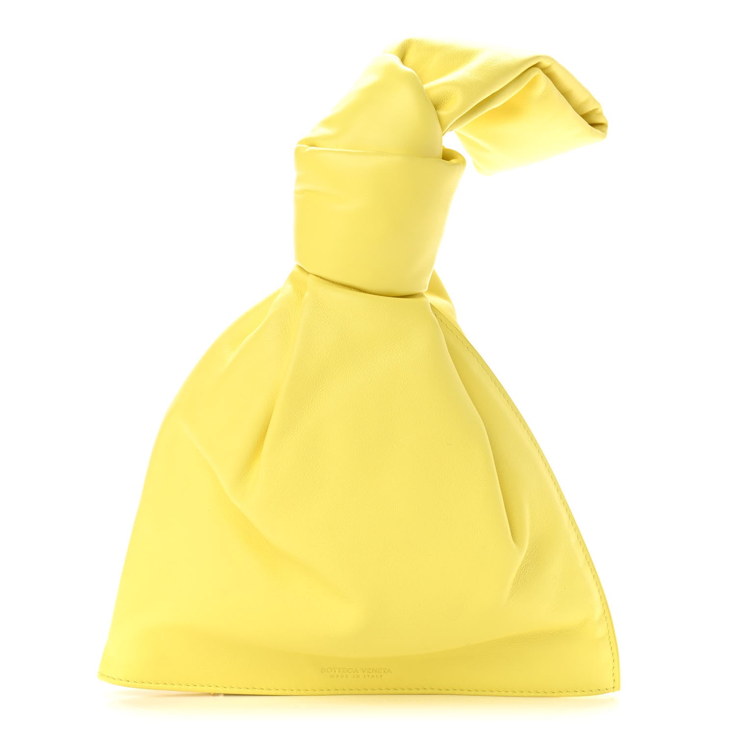 Bottega Veneta Calfskin Mini BV Twist Yellow 1 of 10