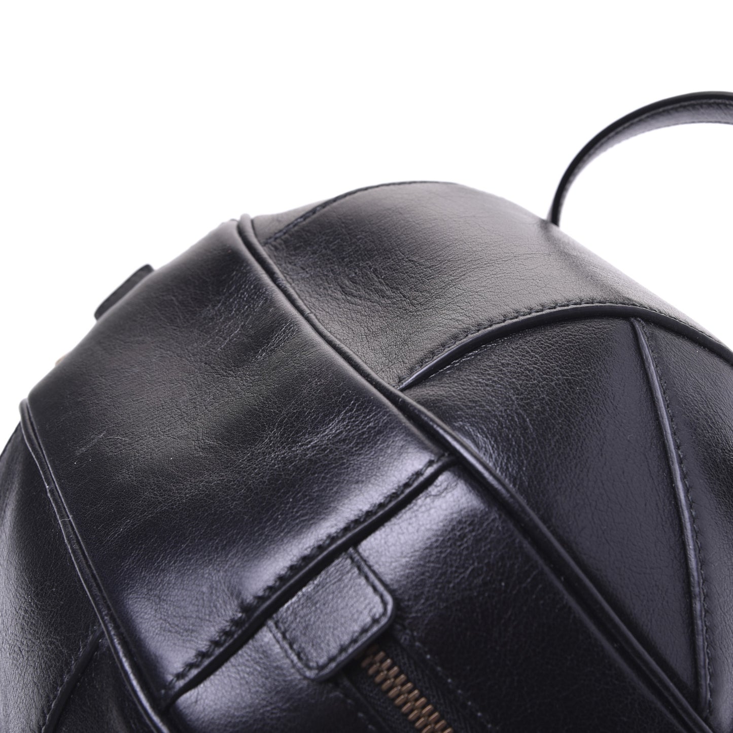 Piuma Lux Energy Tifosa Basketball Shaped Shoulder Bag Black