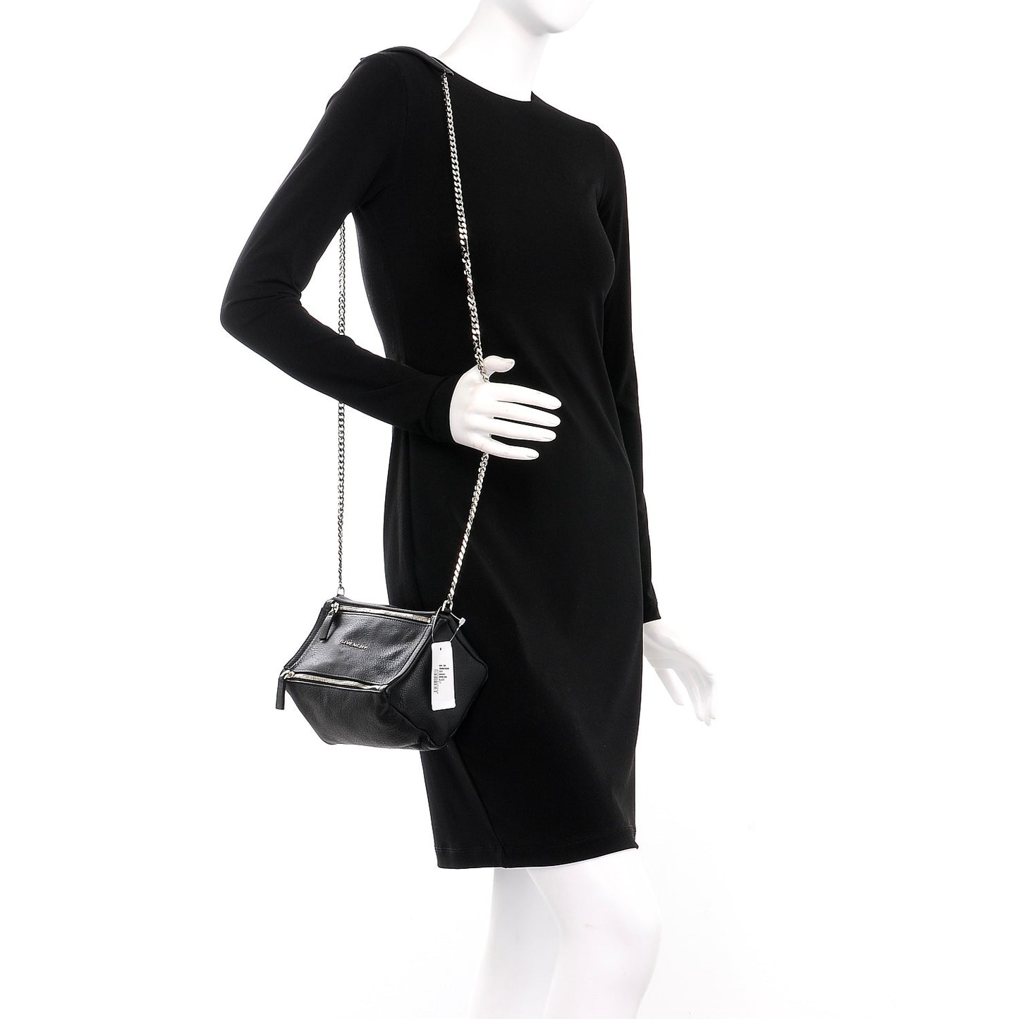 Sugar Goatskin Mini Chain Pandora Black