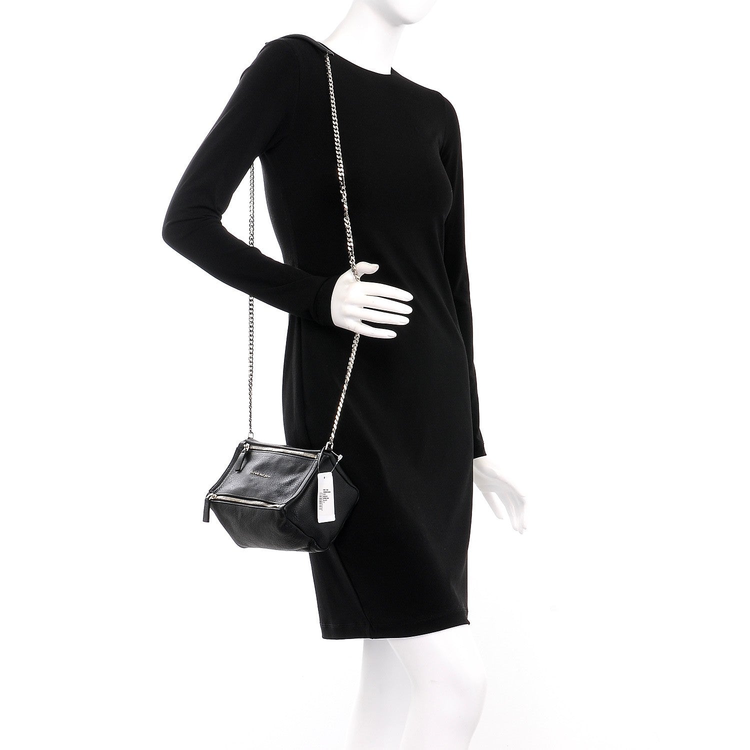 Givenchy Sugar Goatskin Mini Chain Pandora Black 2 of 7