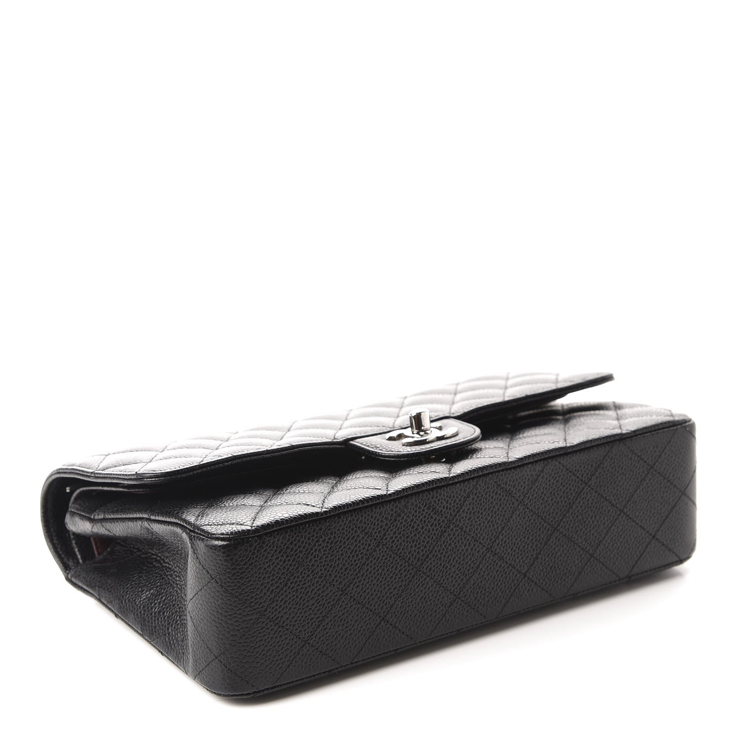 Chanel Caviar Quilted Medium Double Flap Black 4 of 13