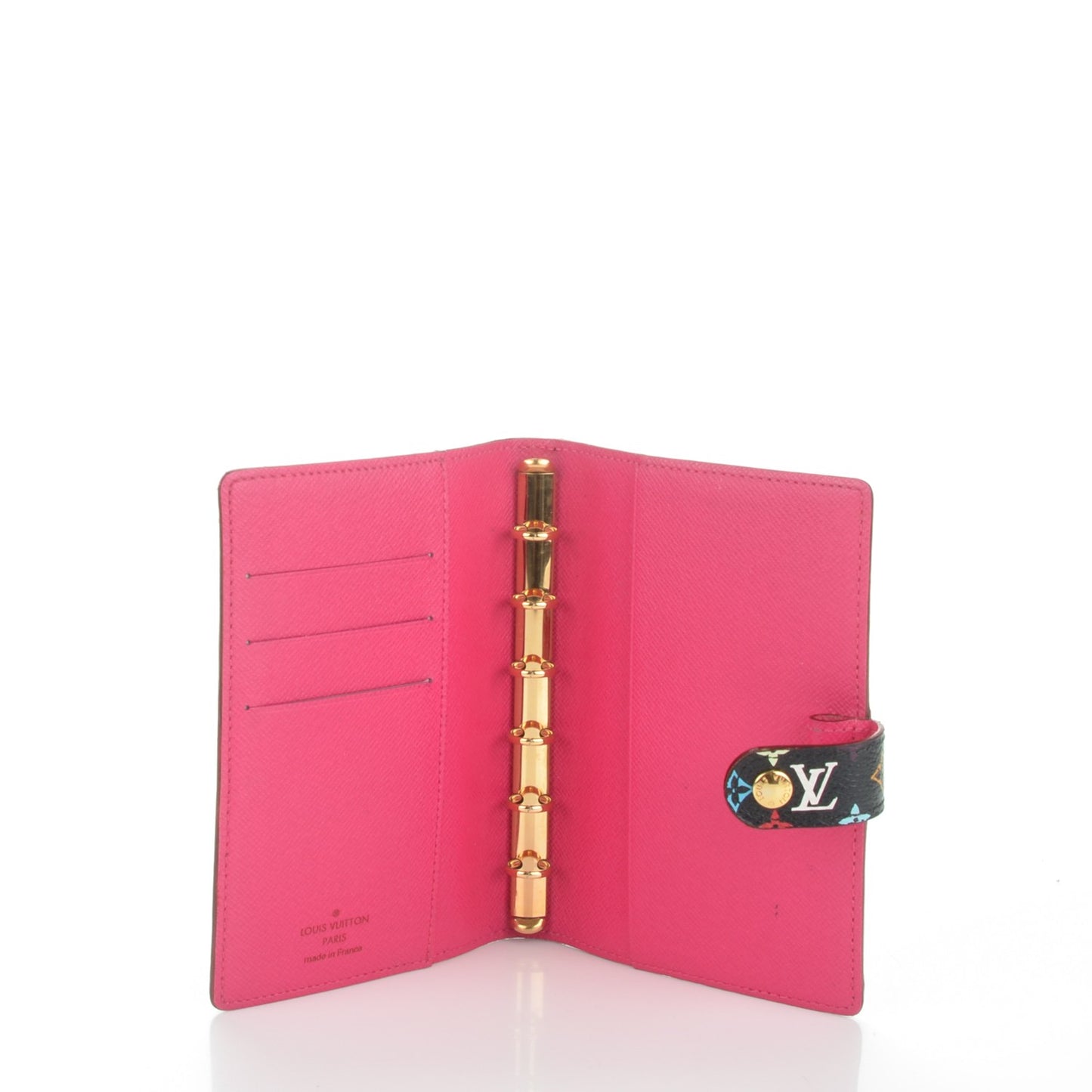Monogram Multicolor Small Ring Agenda Cover Black Grenade