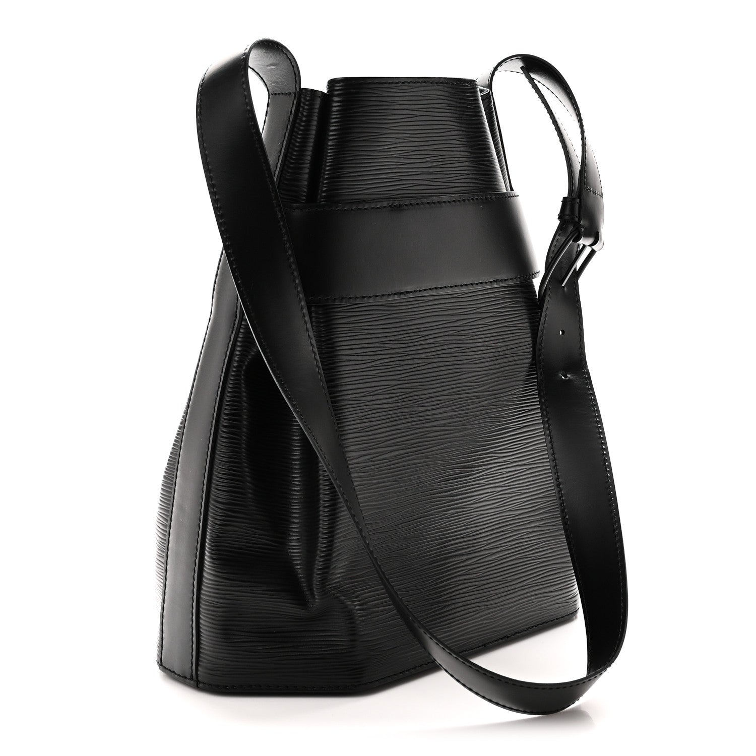 Louis Vuitton Epi Sac D'epaule Black 3 of 9