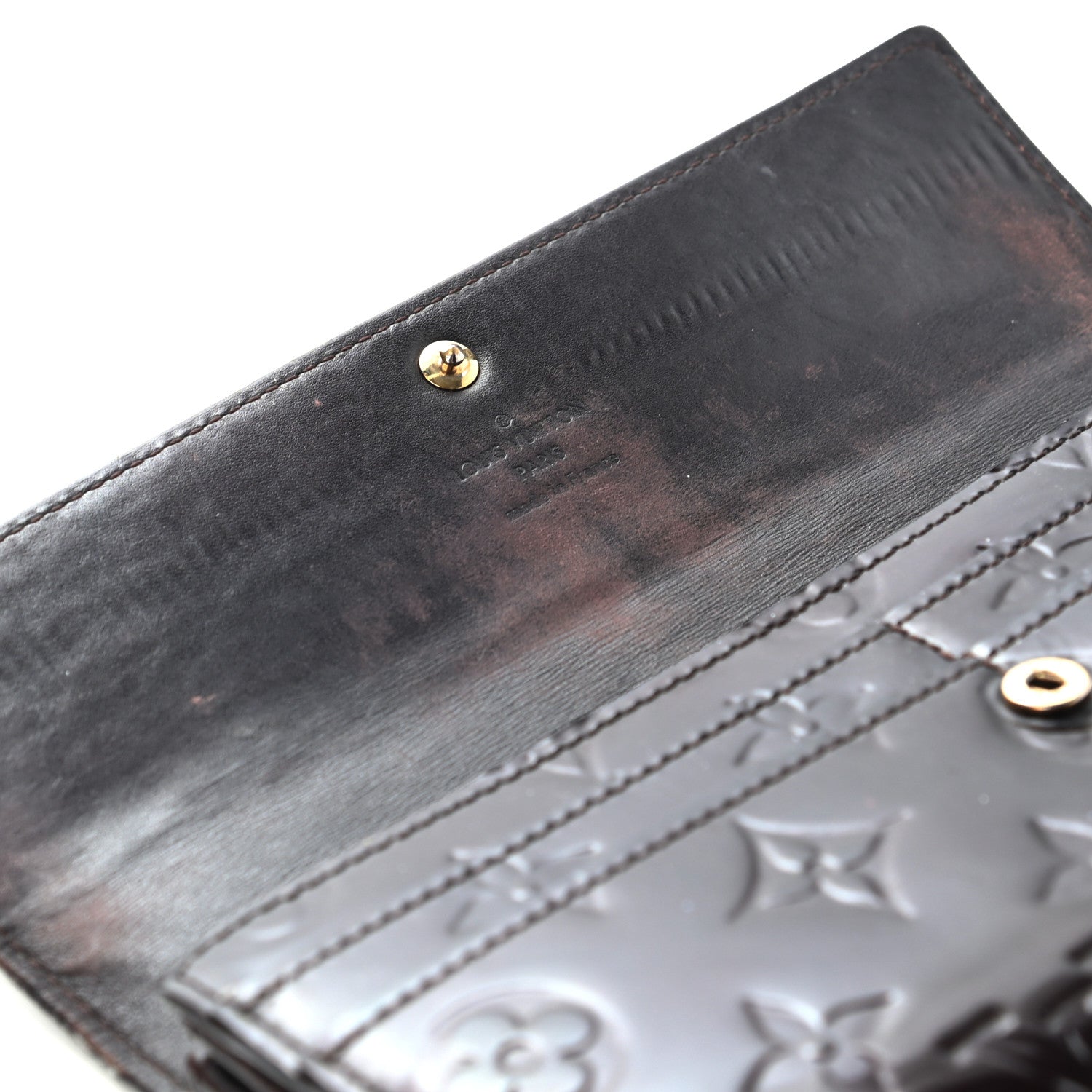 Louis Vuitton Vernis Sarah Wallet Amarante 9 of 10