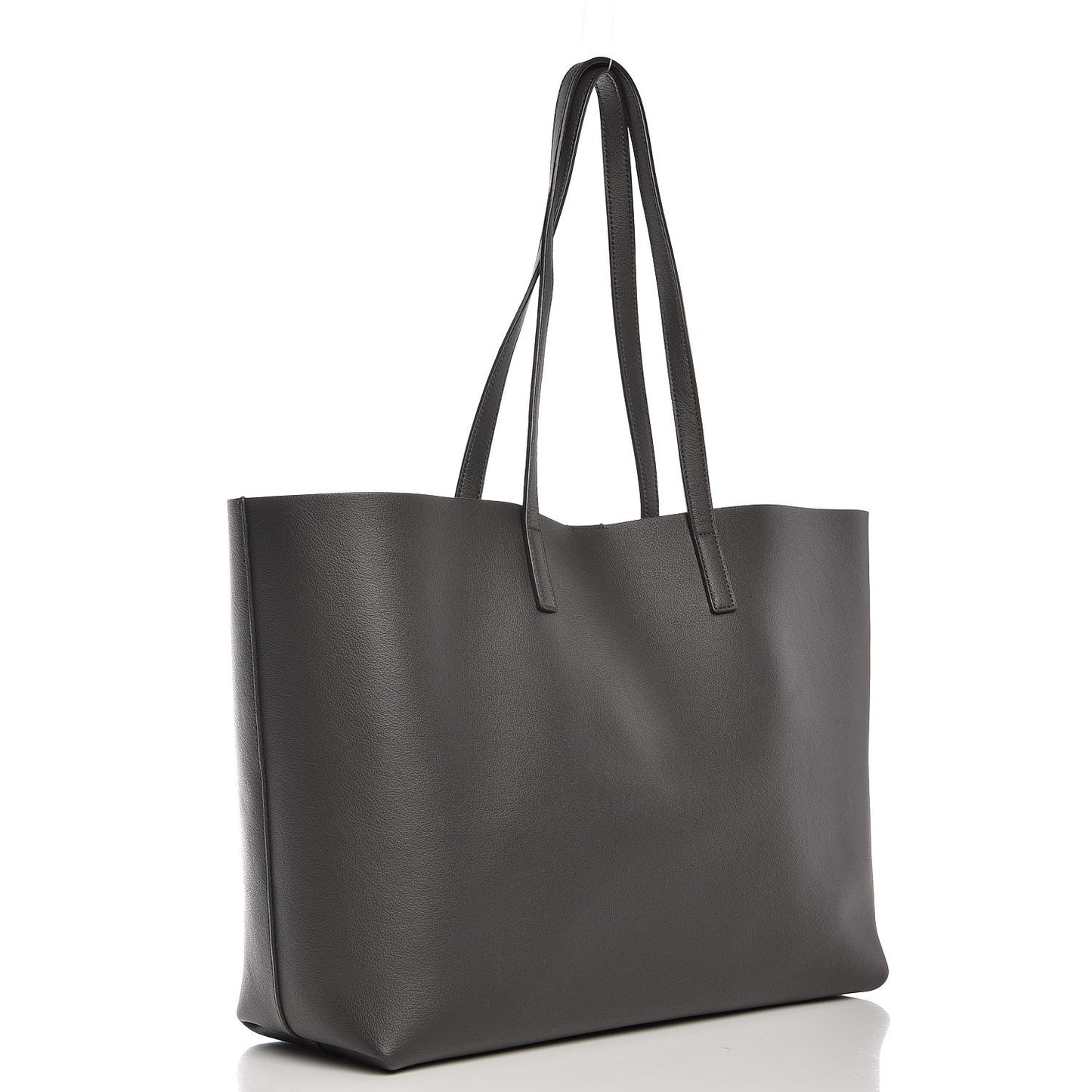 Calfskin Large Shopping Tote Dark Grey