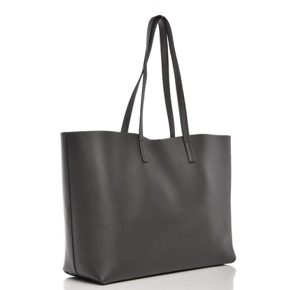 Saint Laurent Calfskin Large Shopping Tote Dark Grey 4 of 8