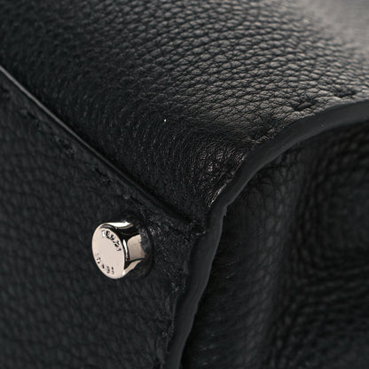 Fendi Cuoio Romano Selleria Bi-Color Mini Peekaboo Iconic Satchel Black Mou 10 of 13