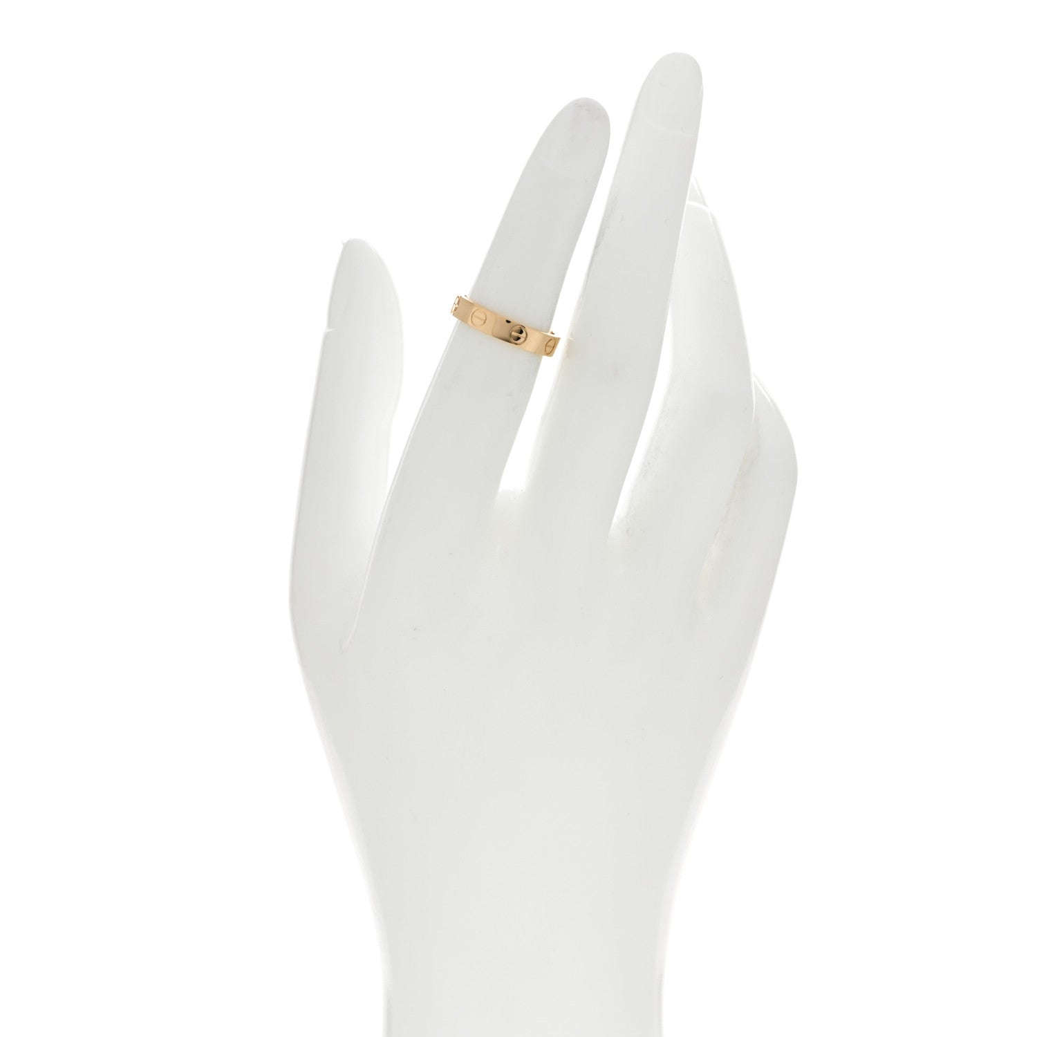 Cartier 18K Yellow Gold 3.5mm LOVE Wedding Band Ring 49 4.75 2 of 5