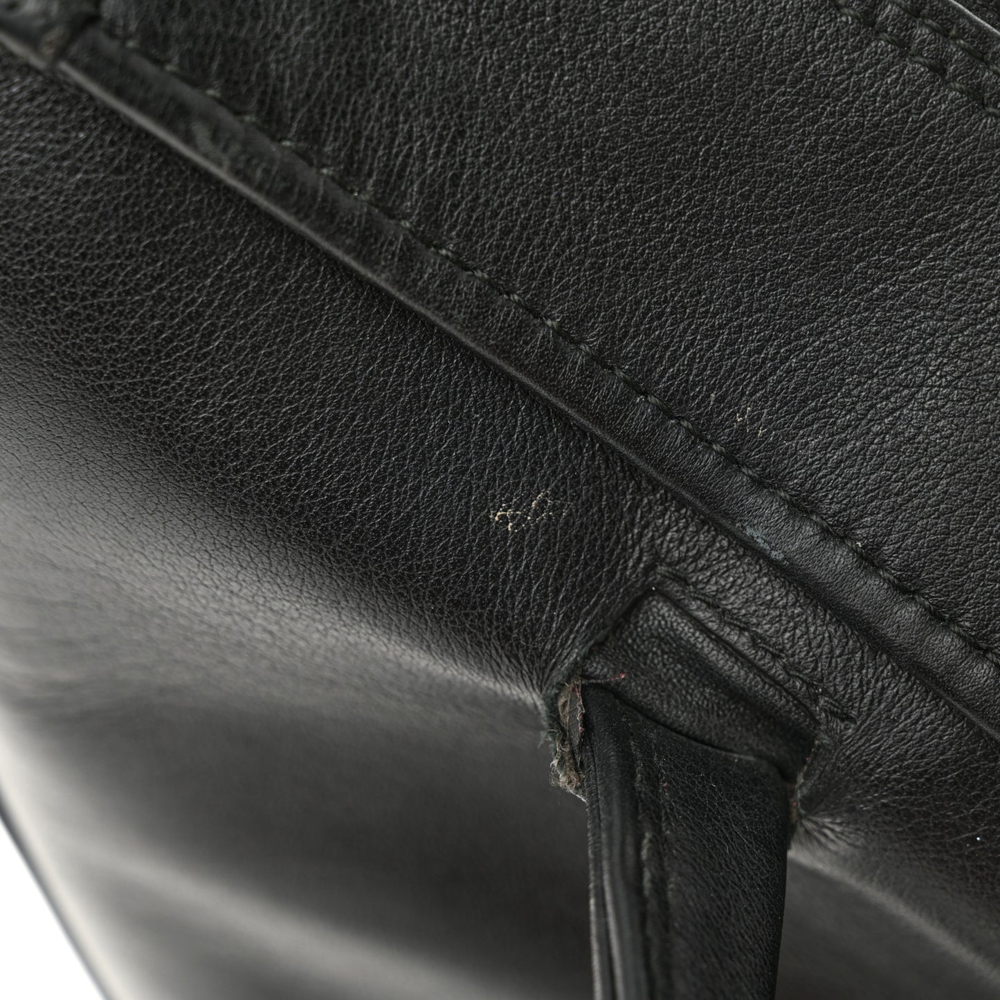Calfskin S Triangle Duffle Black