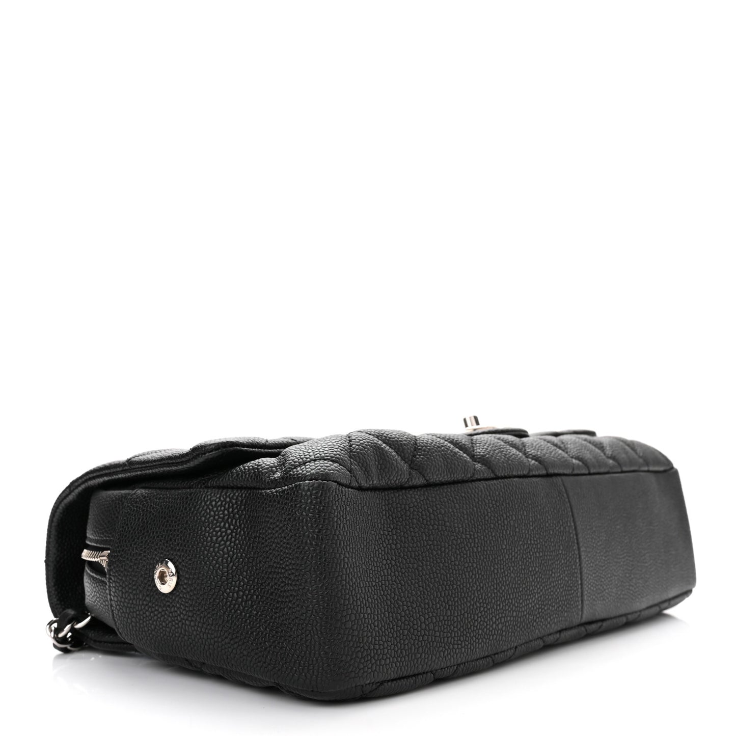 Caviar Quilted Jumbo Easy Flap Black