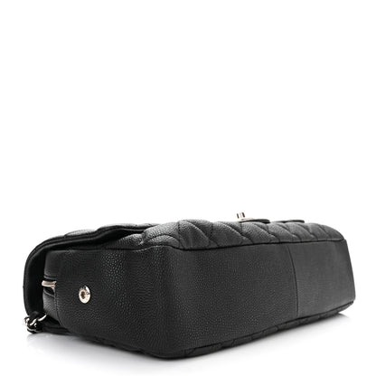 Chanel Caviar Quilted Jumbo Easy Flap Black 3 of 9