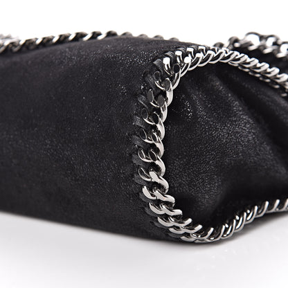 Stella McCartney Shaggy Deer Mini Falabella Fold Over Tote Black 10 of 10