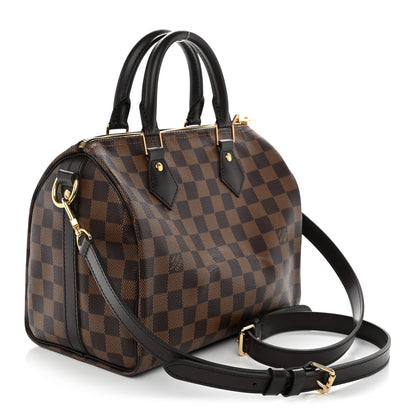 Louis Vuitton Damier Ebene Speedy Bandouliere 25 3 of 9