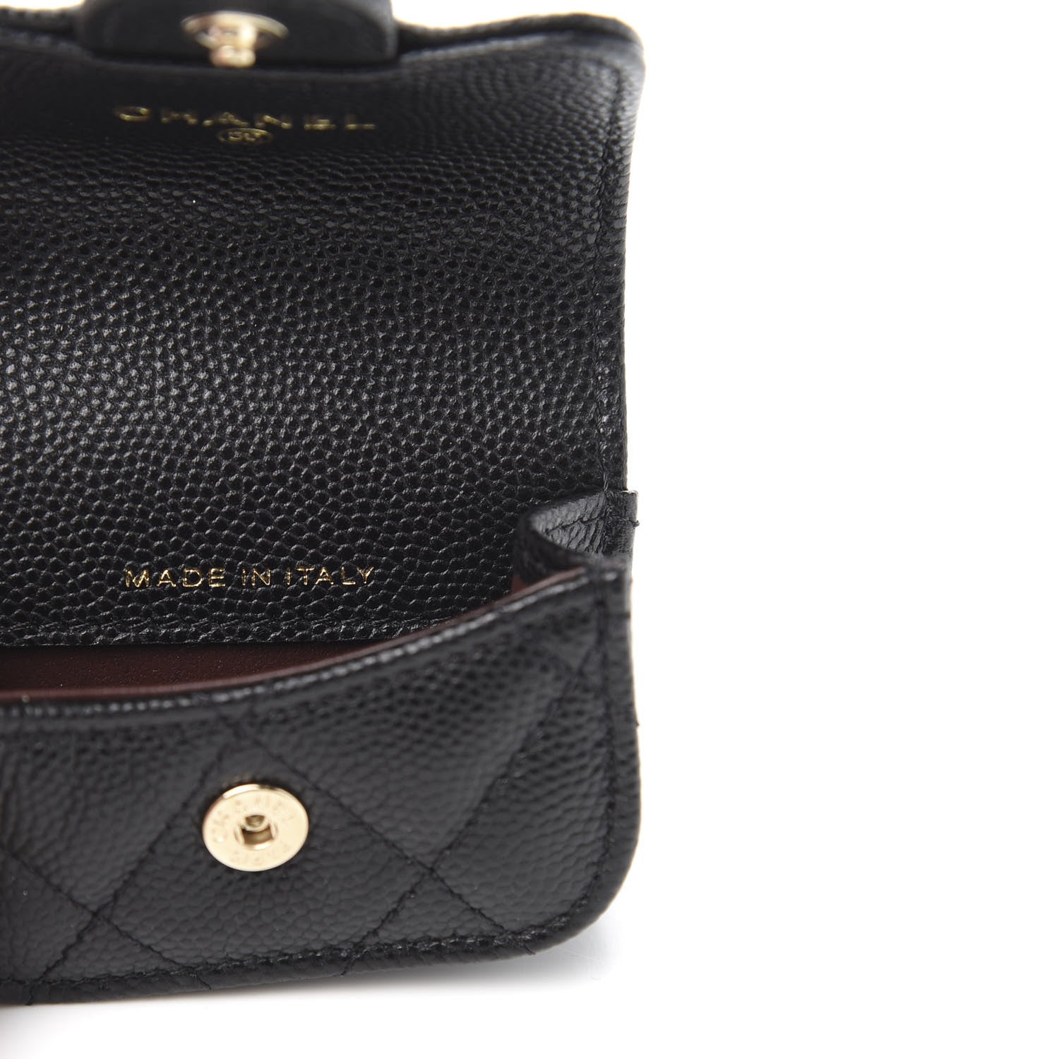 Chanel Caviar Quilted Airpods Pro Case Black 7 of 9