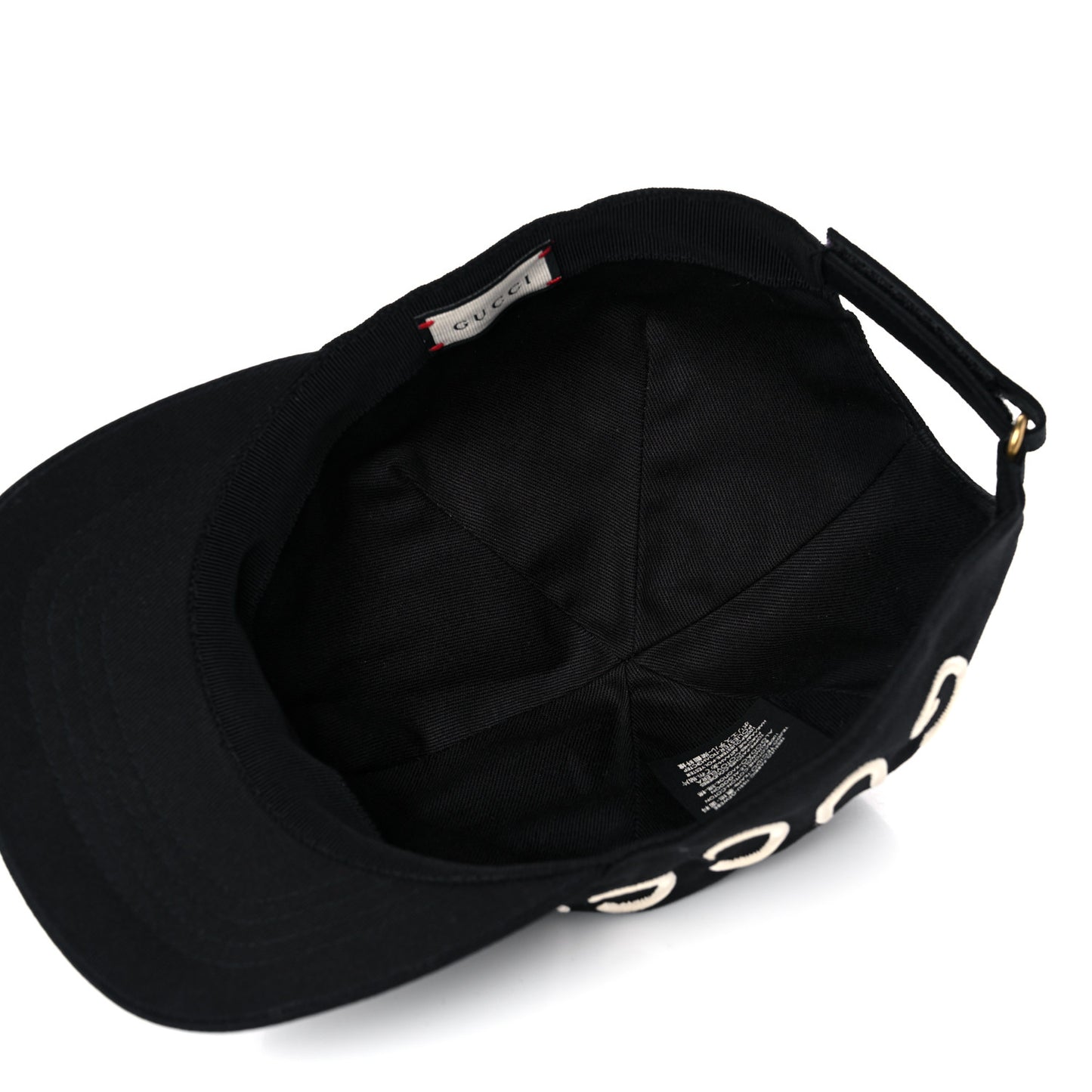 Cotton Loved Gucci Baseball Hat XL Black