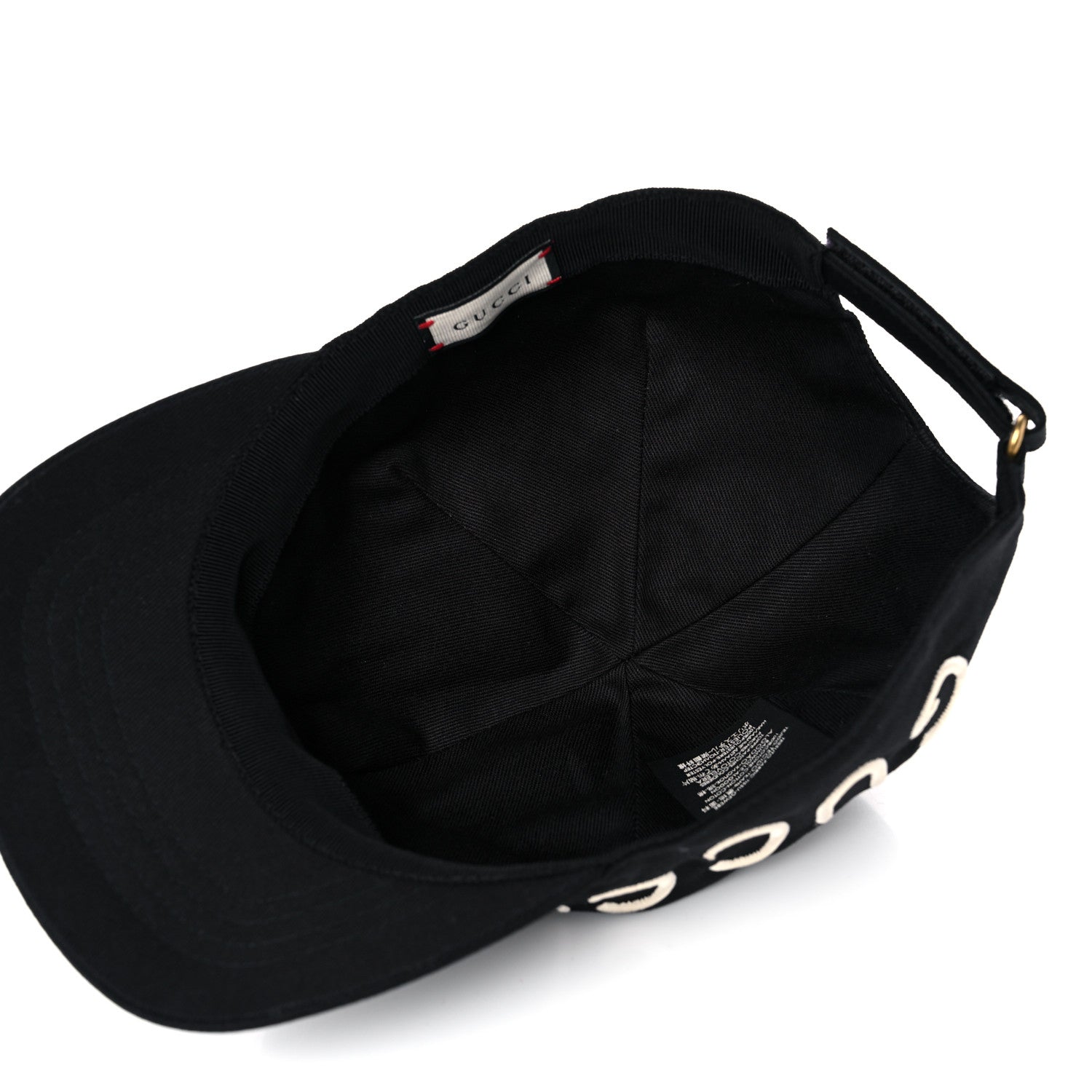 Gucci Cotton Loved Gucci Baseball Hat XL Black 6 of 8