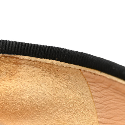 Chanel Lambskin Patent Cap Toe Ballerina Flats 39.5 Black 12 of 18
