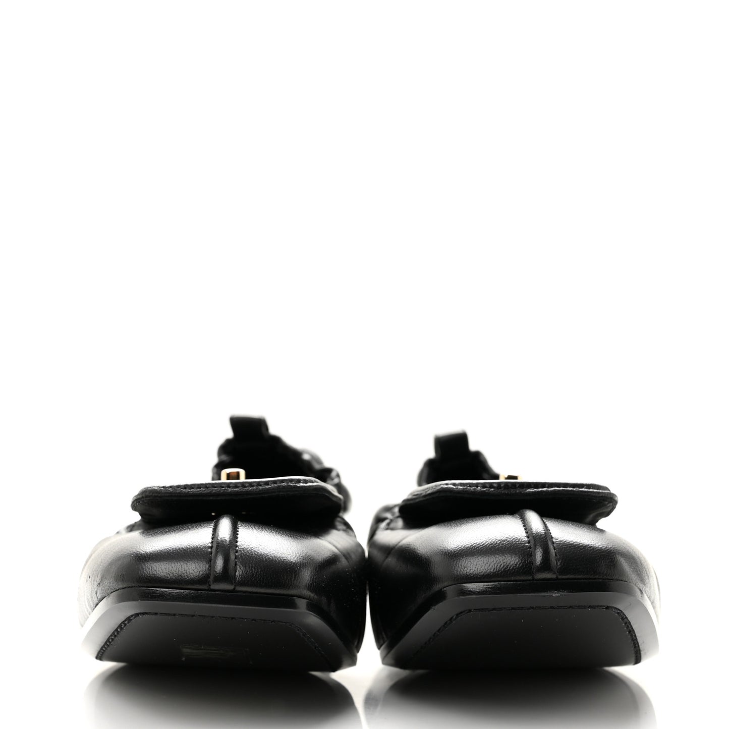 Lambskin CC Turnlock Ballerina Flats 40.5 Black
