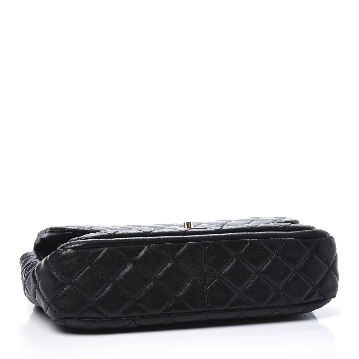 Chanel Lambskin Quilted Large Now and Forever Flap Black 3 of 10
