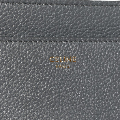 Celine Grained Calfskin Small 16 Top Handle Bag Medium Grey 6 of 9