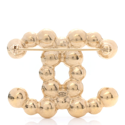 Chanel Pearl CC Brooch Gold Pearly White 3 of 5