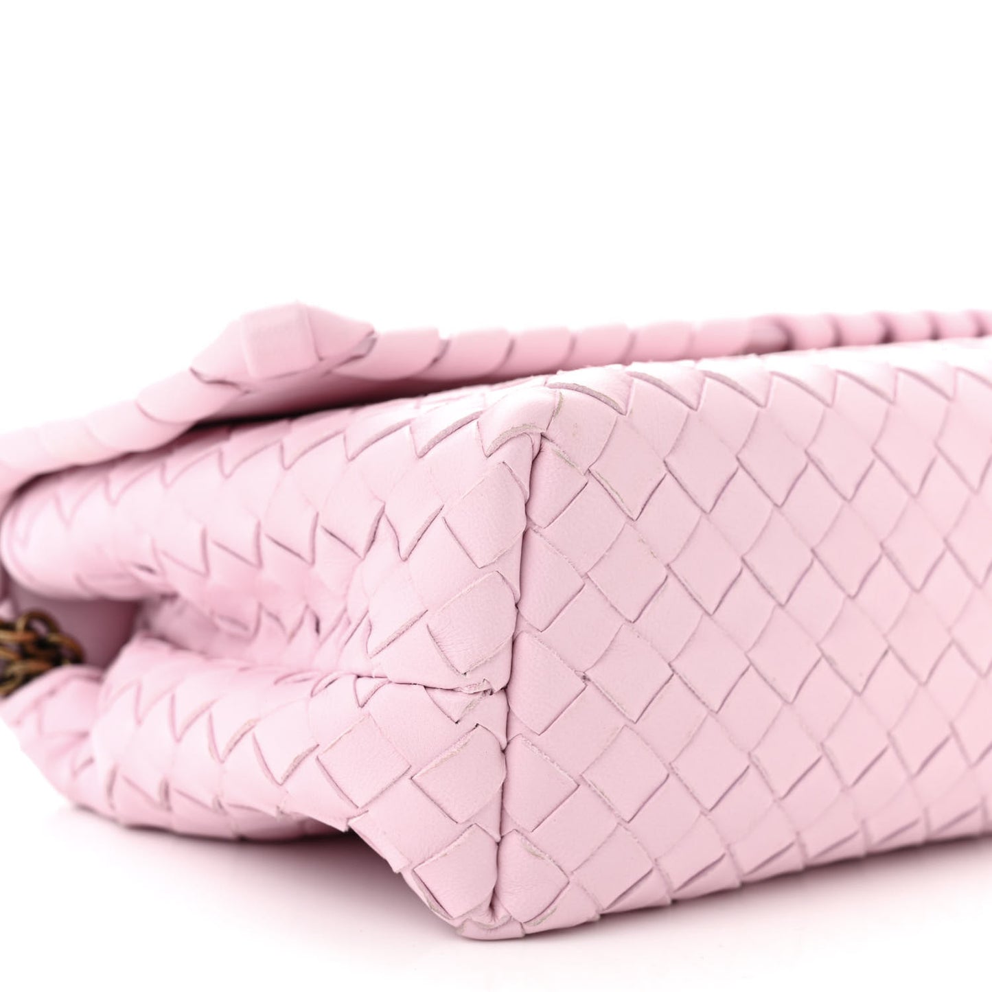 Nappa Intrecciato Baby Olimpia Shoulder Bag Dragee