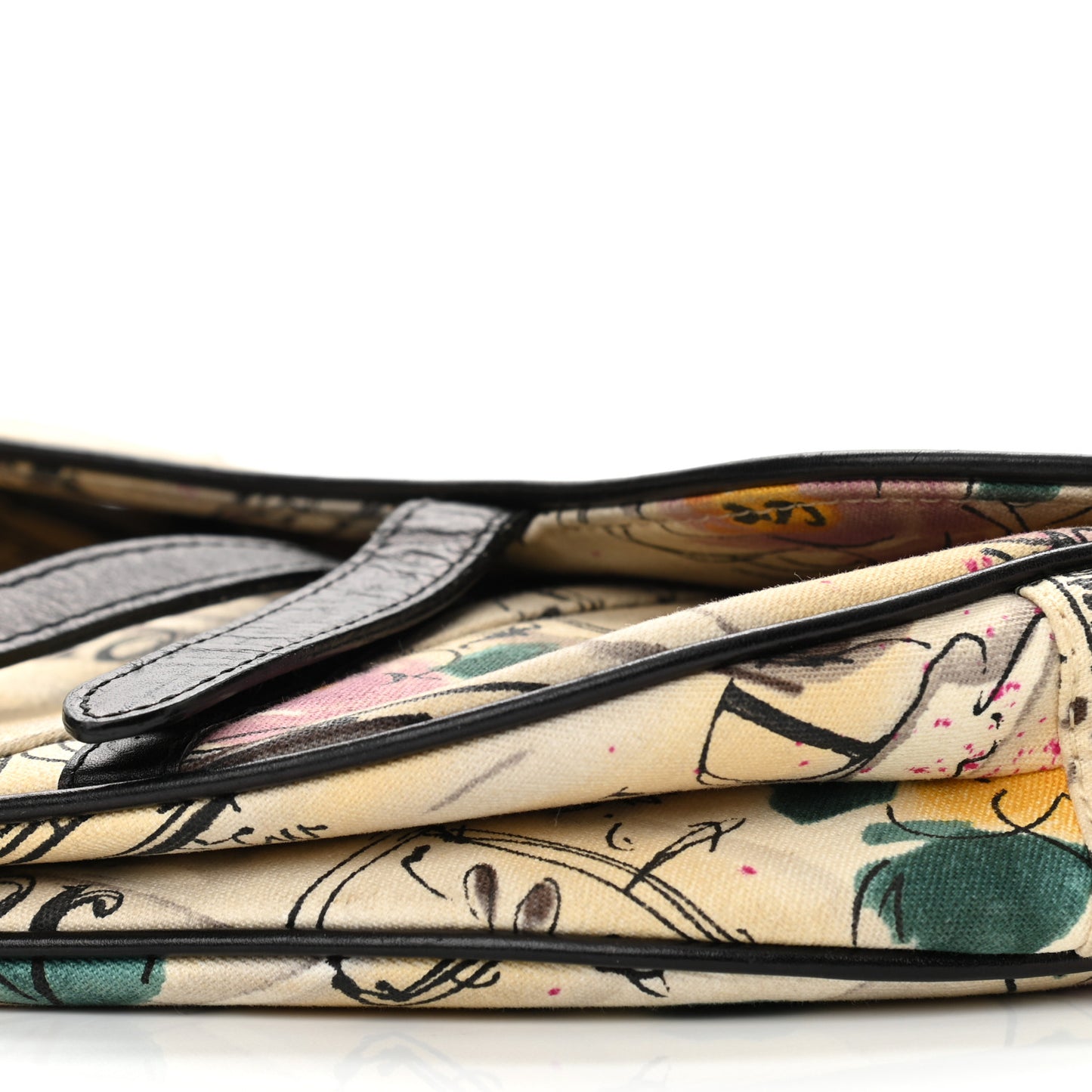 Canvas Paris 50s Saddle Bag Multicolor