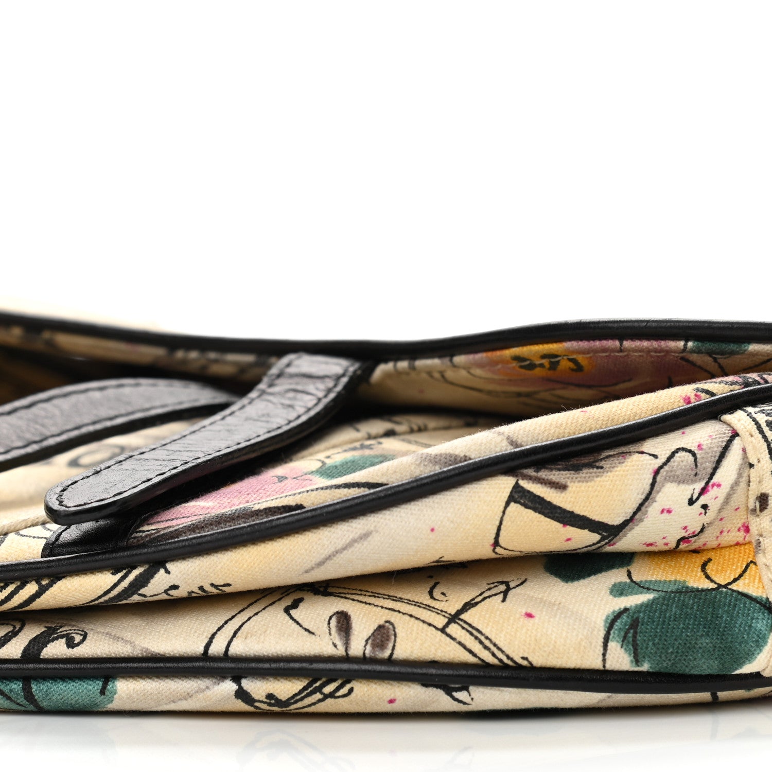 Christian Dior Canvas Paris 50s Saddle Bag Multicolor 10 of 10