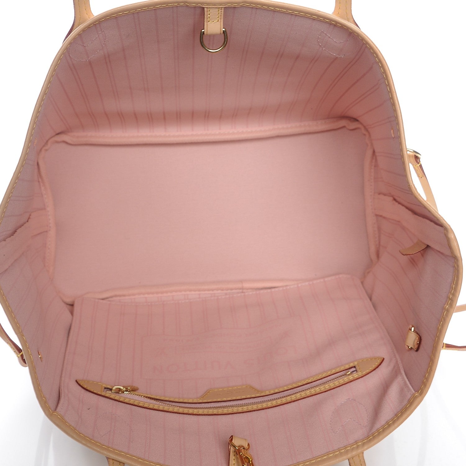 Louis Vuitton Damier Azur Neo Neverfull MM Rose Ballerine 5 of 7
