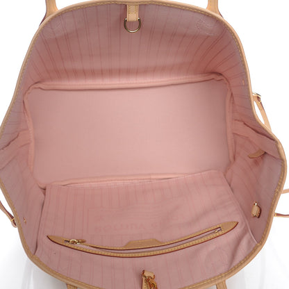 Louis Vuitton Damier Azur Neo Neverfull MM Rose Ballerine 5 of 7